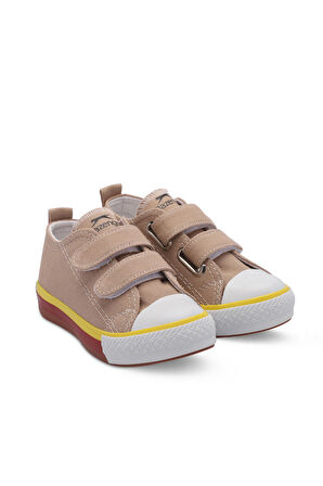 Slazenger KOALA Çocuk Cırt Cırtlı Bej Günlük Spor Ayakkabısı