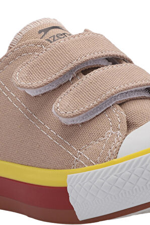 Slazenger KOALA Çocuk Cırt Cırtlı Bej Günlük Spor Ayakkabısı