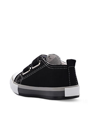 Slazenger KOALA Çocuk Cırt Cırtlı Siyah Günlük Spor Ayakkabısı