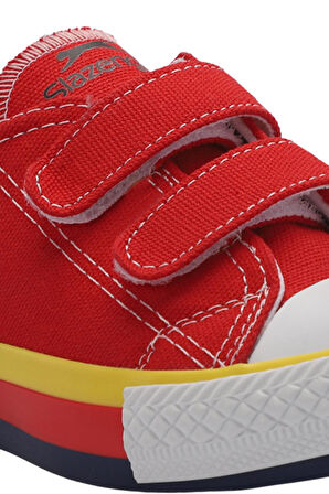 Slazenger KOALA Çocuk Cırt Cırtlı Kırmızı Günlük Spor Ayakkabısı
