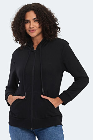 Slazenger KOLLEEN I Kadın Sweatshirt Siyah