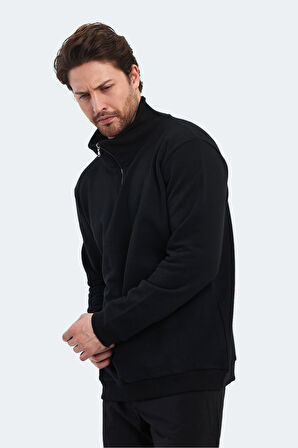 Slazenger KERMAN I Erkek Sweatshirt Siyah