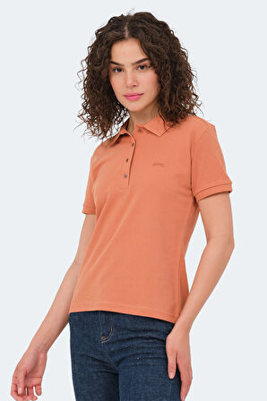 Slazenger VERA I Kadın Polo Yaka Kiremit Tişört