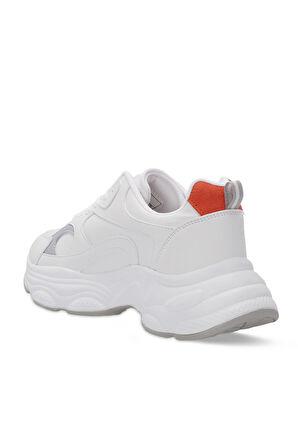 Slazenger ZUSA Kadın Sneaker Ayakkabı Beyaz / Turuncu