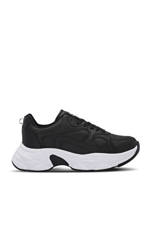 Slazenger ZUSA Kadın Sneaker Ayakkabı Siyah / Beyaz