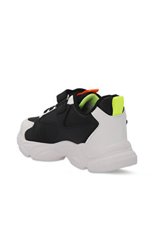 Slazenger NABIL Unisex Çocuk Sneaker Ayakkabı Siyah / Beyaz
