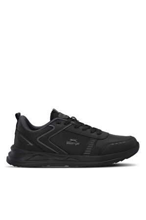 Slazenger GOLDEN I Büyük Beden Erkek Sneaker Ayakkabı Siyah / Siyah