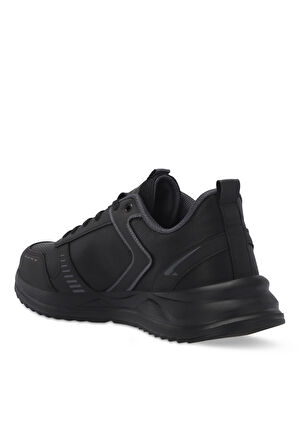 Slazenger GOLDEN I Büyük Beden Erkek Sneaker Ayakkabı Siyah / Siyah