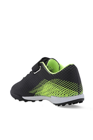 Slazenger CULTURAL Unisex Çocuk Futbol Ayakkabı Siyah / Yeşil