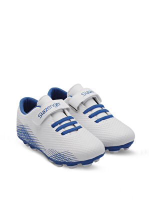 Slazenger CULTURAL Unisex Çocuk Futbol Ayakkabı Beyaz / Saks Mavi