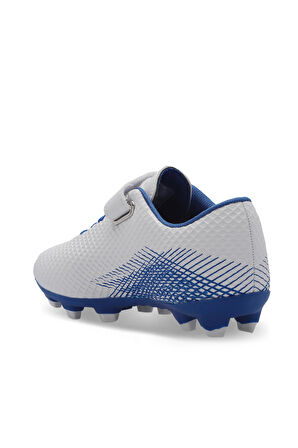 Slazenger CULTURAL Unisex Çocuk Futbol Ayakkabı Beyaz / Saks Mavi