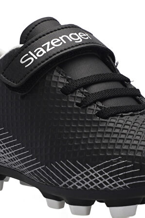 Slazenger CULTURAL Unisex Çocuk Futbol Ayakkabı Siyah / Gri