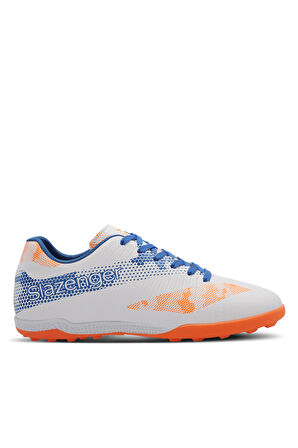 Slazenger CYPRUS Erkek Futbol Ayakkabı Beyaz / Saks Mavi