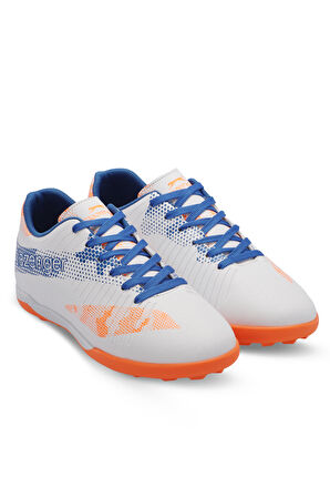 Slazenger CYPRUS Erkek Futbol Ayakkabı Beyaz / Saks Mavi