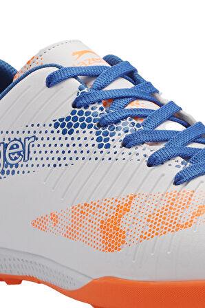 Slazenger CYPRUS Erkek Halı Saha Beyaz / Saks Mavi Futbol Ayakkabısı