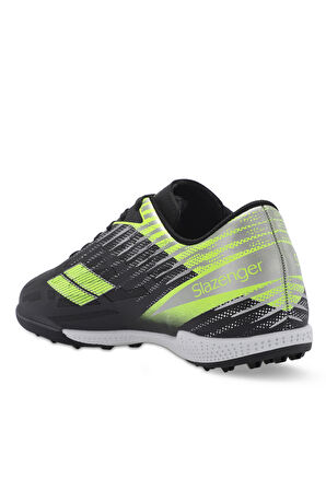 Slazenger CYPRUS Erkek Halı Saha Siyah / Yeşil Futbol Ayakkabısı