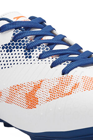 Slazenger CYPRUS Erkek Halı Saha Beyaz / Saks Mavi Futbol Ayakkabısı