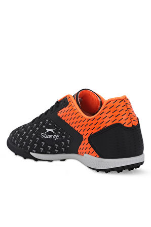 Slazenger CYCLE I Erkek Halı Saha Siyah / Turuncu Futbol Ayakkabısı