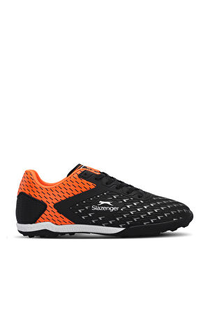 Slazenger CYCLE I Unisex Çocuk Futbol Ayakkabı Siyah / Turuncu
