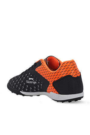 Slazenger CYCLE I Unisex Çocuk Futbol Ayakkabı Siyah / Turuncu