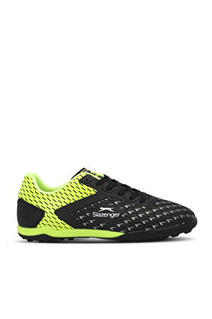 Slazenger CYCLE I Unisex Çocuk Futbol Ayakkabı Siyah / Yeşil
