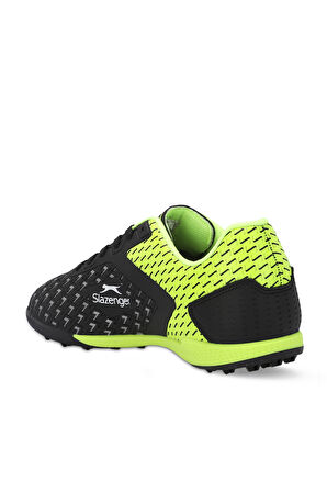 Slazenger CYCLE I Unisex Çocuk Futbol Ayakkabı Siyah / Yeşil