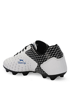 Slazenger CYCLE I Erkek Halı Saha Beyaz / Siyah Futbol Ayakkabısı