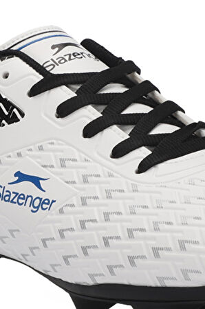 Slazenger CYCLE I Erkek Halı Saha Beyaz / Siyah Futbol Ayakkabısı