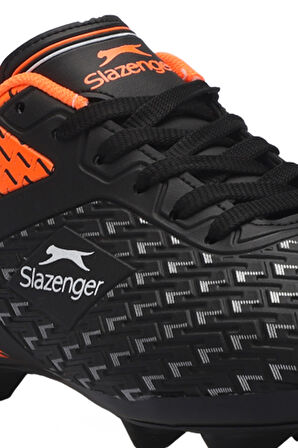 Slazenger CYCLE I Erkek Futbol Ayakkabı Siyah / Turuncu