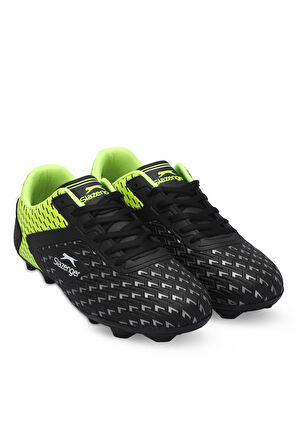 Slazenger CYCLE I Erkek Halı Saha Siyah / Yeşil Futbol Ayakkabısı