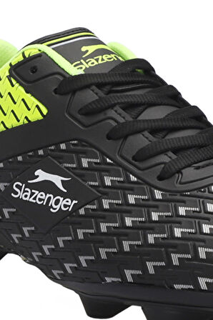 Slazenger CYCLE I Erkek Halı Saha Siyah / Yeşil Futbol Ayakkabısı