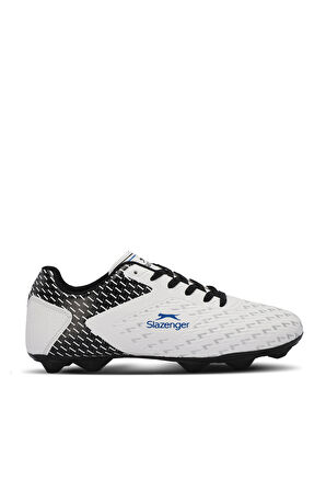 Slazenger CYCLE I Unisex Çocuk Futbol Ayakkabı Beyaz / Siyah