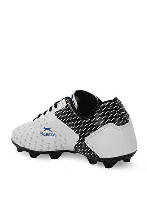 Slazenger CYCLE I Unisex Çocuk Futbol Ayakkabı Beyaz / Siyah