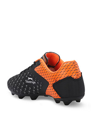 Slazenger CYCLE I Unisex Çocuk Futbol Ayakkabı Siyah / Turuncu