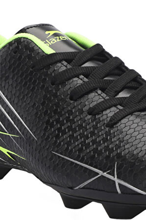 Slazenger CARLO I Erkek Futbol Ayakkabı Siyah / Yeşil