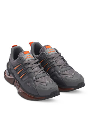 Slazenger ZALAR Erkek Sneaker Ayakkabı Koyu Gri / Turuncu