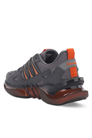 Slazenger ZALAR Erkek Sneaker Ayakkabı Koyu Gri / Turuncu