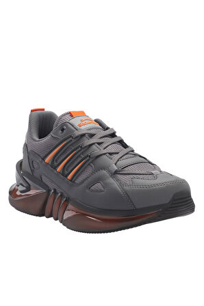 Slazenger ZALAR Erkek Sneaker Ayakkabı Koyu Gri / Turuncu