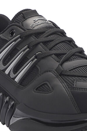 Slazenger ZALAR Erkek Sneaker Ayakkabı Siyah / Koyu Gri