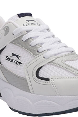 Slazenger ZEX Erkek Sneaker Ayakkabı Beyaz / Lacivert
