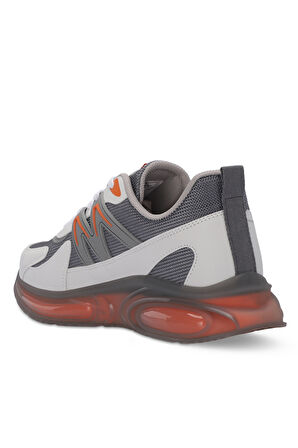 Slazenger ZIGOR Erkek Sneaker Ayakkabı Gri / Turuncu