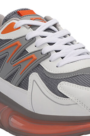 Slazenger ZIGOR Erkek Sneaker Ayakkabı Gri / Turuncu