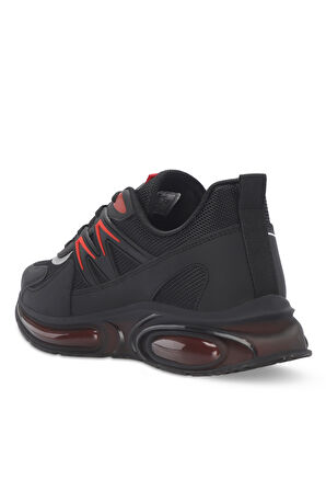 Slazenger ZIGOR Erkek Sneaker Ayakkabı Siyah / Kırmızı
