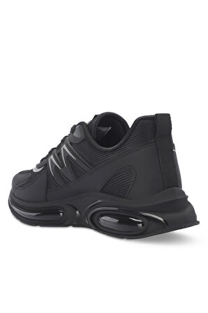 Slazenger ZIGOR Erkek Sneaker Ayakkabı Siyah / Koyu Gri