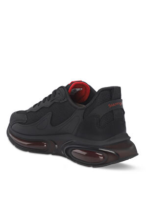 Slazenger ZION Erkek  Siyah / Kırmızı Koşu & Yürüyüş Spor Ayakkabısı