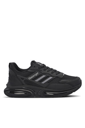 Slazenger ZION Erkek Sneaker Ayakkabı Siyah / Koyu Gri
