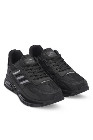 Slazenger ZION Erkek Sneaker Ayakkabı Siyah / Koyu Gri