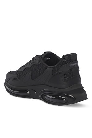 Slazenger ZION Erkek Sneaker Ayakkabı Siyah / Koyu Gri