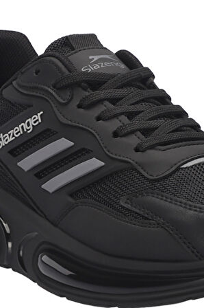 Slazenger ZION Erkek Sneaker Ayakkabı Siyah / Koyu Gri