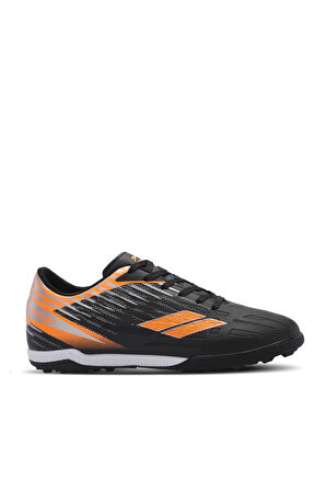 Slazenger CAMBLY Çocuk Halı Saha Siyah / Turuncu Futbol Ayakkabısı
